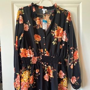 Rue+ floral print dress